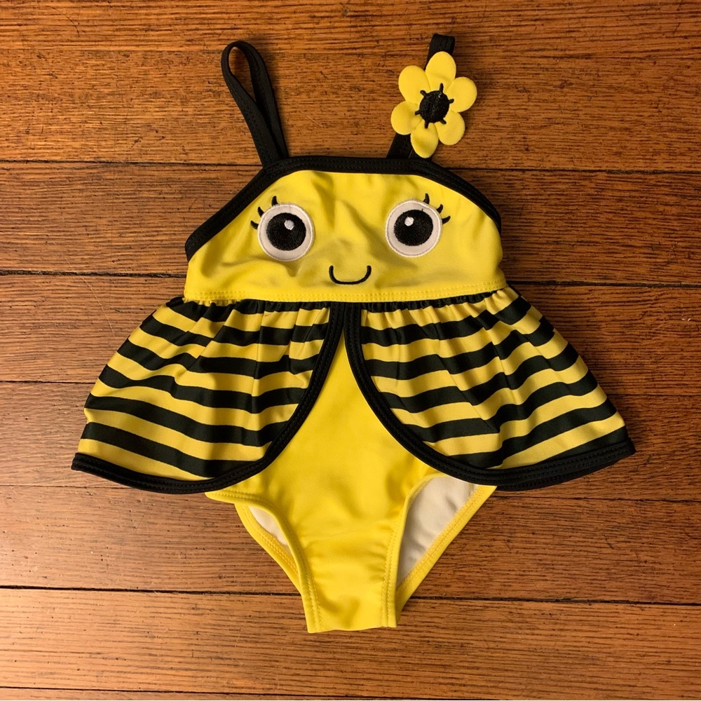 Bumble Bee Swimsuit, 6-9 month